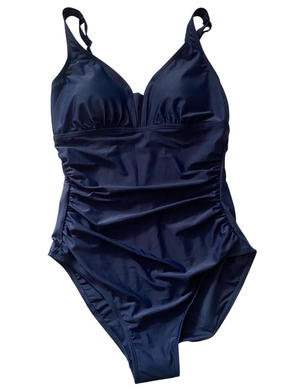 Simon Chang Navy Blue One-Piece Swimsuit - Size 12 (D cup) - Picture 12 of 12